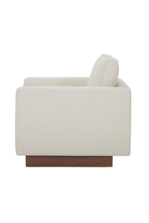   Modern European furniture - White Upholstered Accent Chair - www.oroa.com | Oroa.com