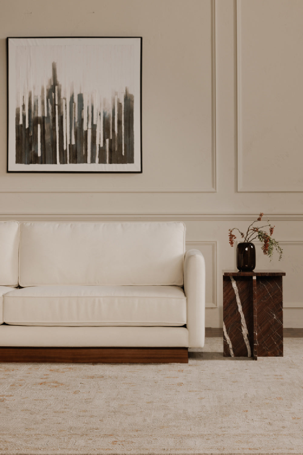  Modern European furniture - Mid-Century Modern White Sofa - www.oroa.com | Oroa.com