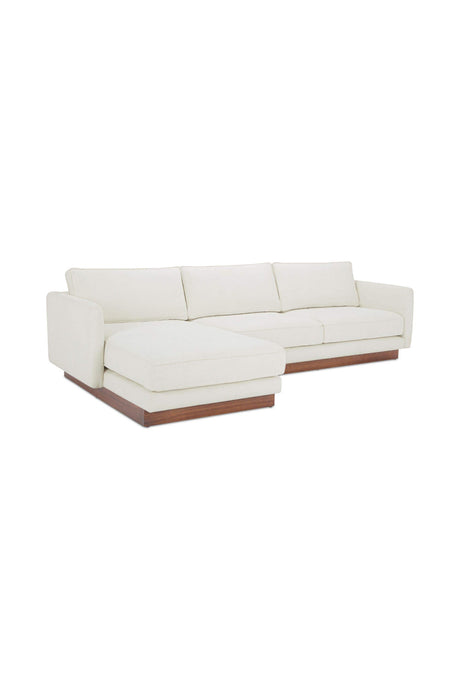   Modern European furniture - White Left Sectional Sofa - www.oroa.com | Oroa.com