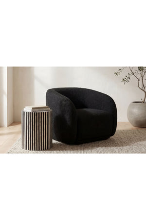   Modern European furniture - Curved Back Accent Chair - www.oroa.com | Oroa.com