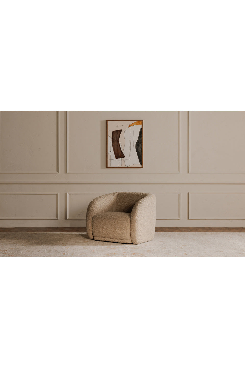   Modern European furniture - Curved Back Accent Chair - www.oroa.com | Oroa.com