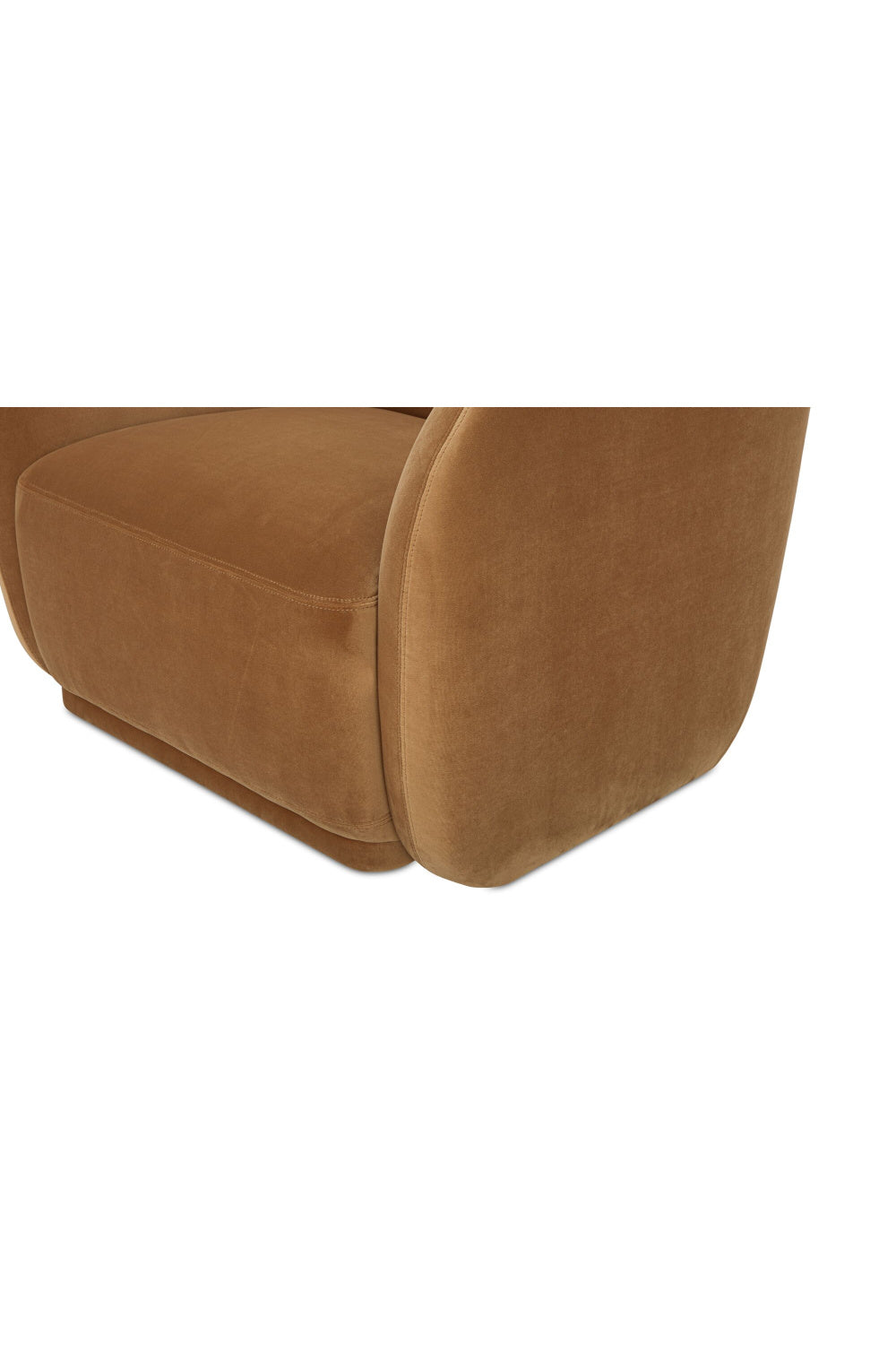   Modern European furniture - Curved Back Accent Chair - www.oroa.com | Oroa.com
