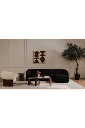   Modern European furniture - Curved Back Sectional Sofa - www.oroa.com | Oroa.com