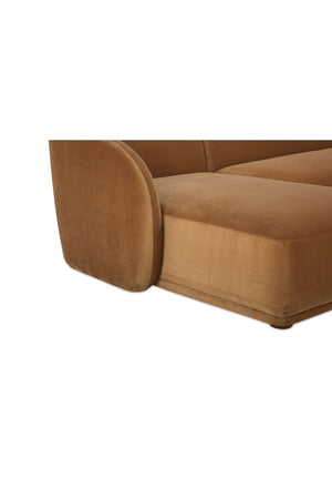  Modern European furniture - Curved Back Sectional Sofa - www.oroa.com | Oroa.com