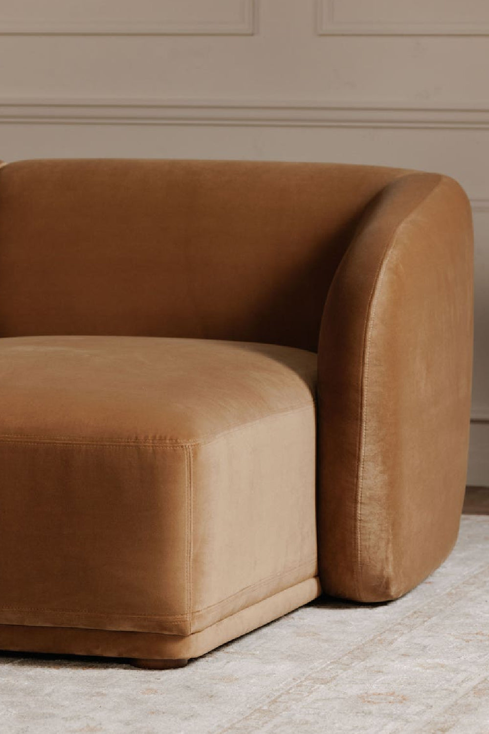   Modern European furniture - Curved Back Sectional Sofa - www.oroa.com | Oroa.com