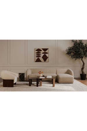   Modern European furniture - Curved Back Sectional Sofa - www.oroa.com | Oroa.com
