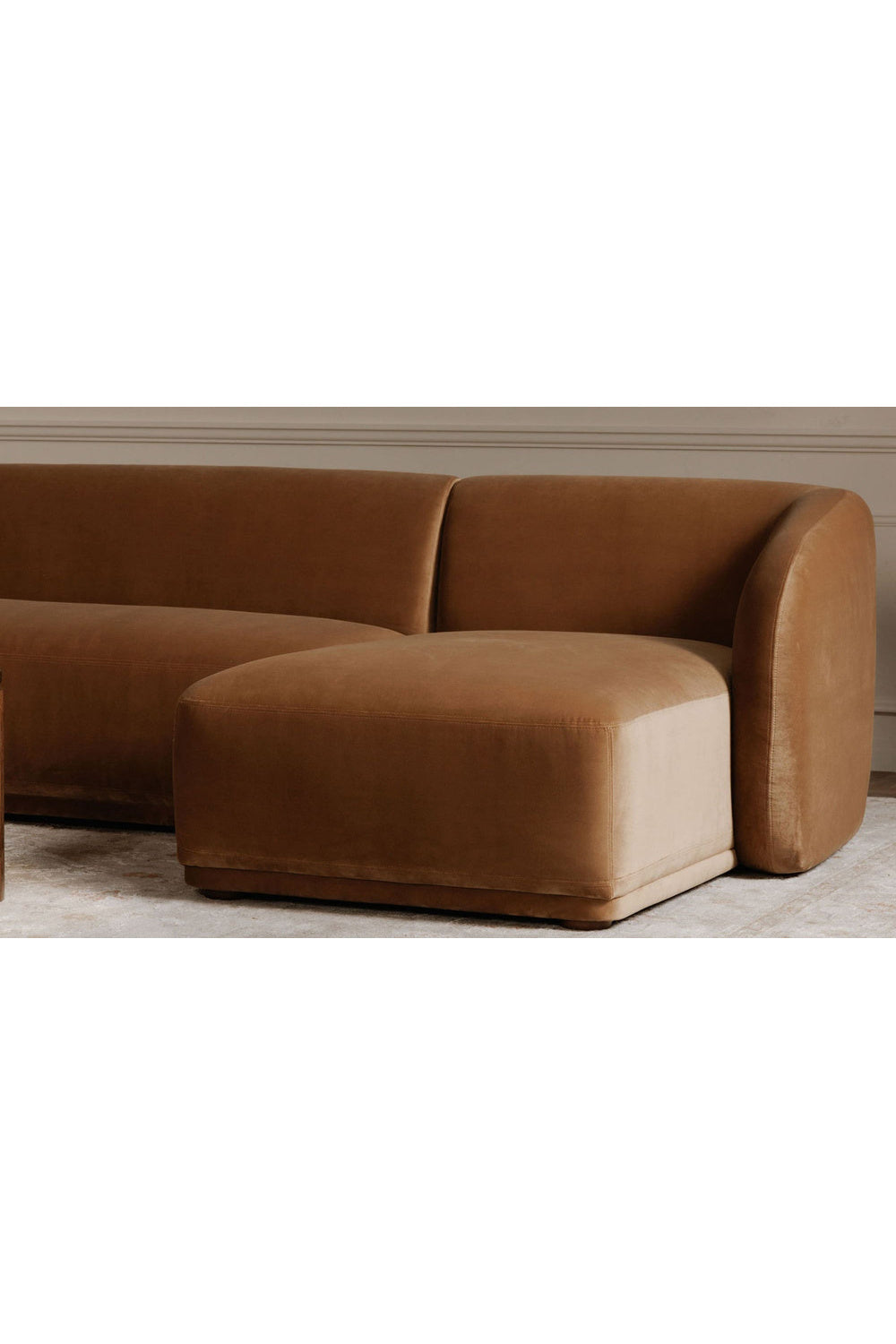   Modern European furniture - Curved Back Sectional Sofa - www.oroa.com | Oroa.com