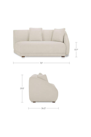   Modern European furniture - Gray Modular Lounge Chair - www.oroa.com | Oroa.com