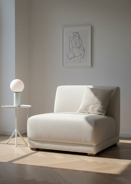   Modern European furniture - Gray Modular Lounge Chair - www.oroa.com | Oroa.com