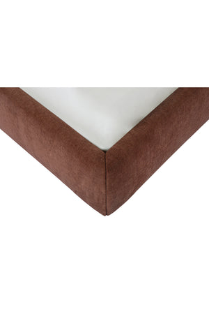   Modern European furniture - Brown Wave Headboard Bed - www.oroa.com | Oroa.com
