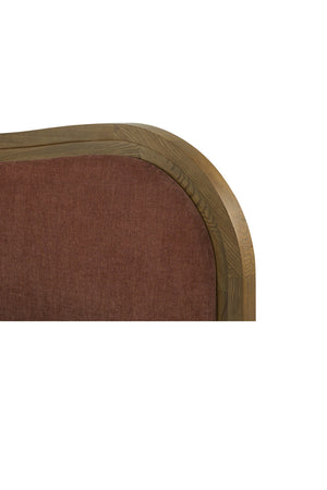   Modern European furniture - Brown Wave Headboard Bed - www.oroa.com | Oroa.com