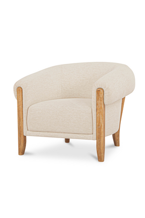   Modern European furniture - White Tub-Style Accent Chair - www.oroa.com | Oroa.com