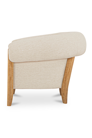   Modern European furniture - White Tub-Style Accent Chair - www.oroa.com | Oroa.com