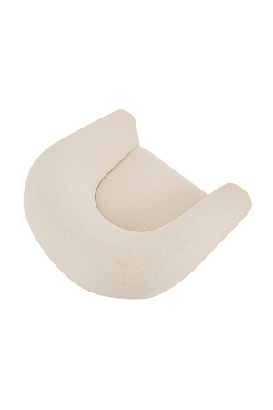   Modern European furniture - White Tub-Style Accent Chair - www.oroa.com | Oroa.com