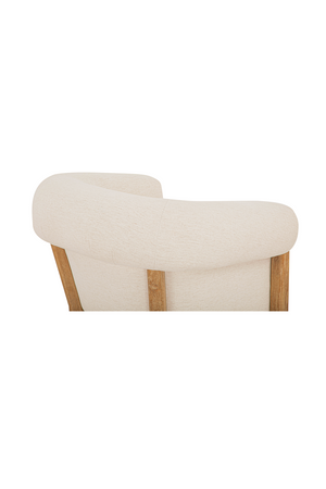  Modern European furniture - White Tub-Style Accent Chair - www.oroa.com | Oroa.com