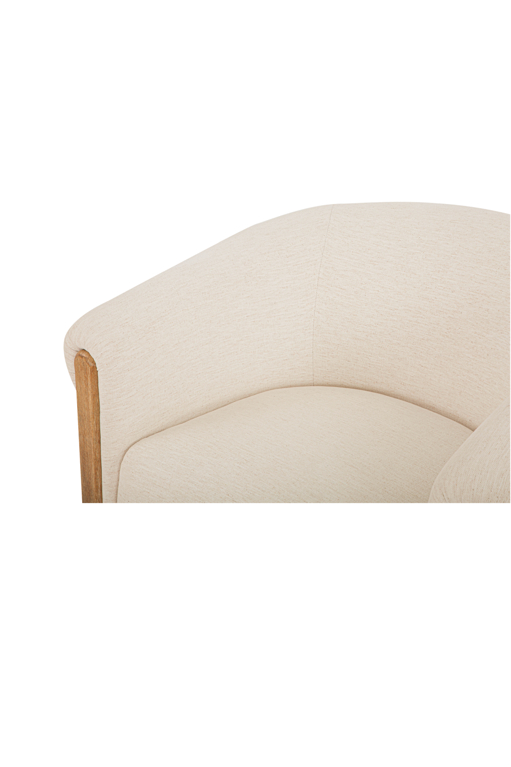   Modern European furniture - White Tub-Style Accent Chair - www.oroa.com | Oroa.com