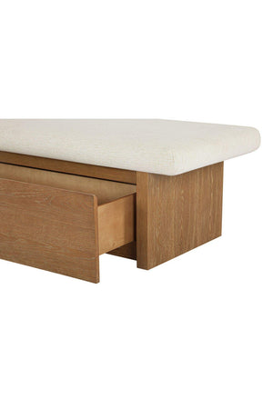   Modern European furniture - Chenille Storage Bench - www.oroa.com | Oroa.com