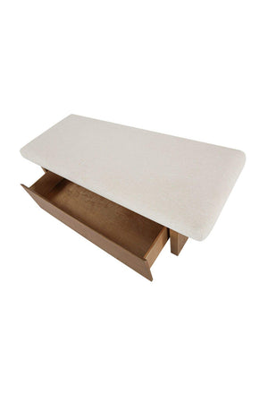   Modern European furniture - Chenille Storage Bench - www.oroa.com | Oroa.com