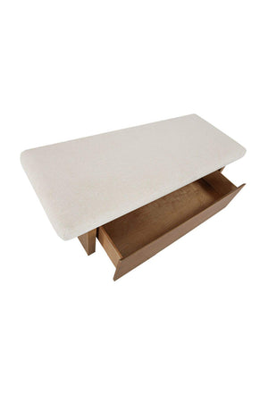  Modern European furniture - Chenille Storage Bench - www.oroa.com | Oroa.com