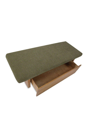   Modern European furniture - Chenille Storage Bench - www.oroa.com | Oroa.com