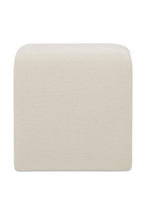   Modern European furniture - Linen Blend Square Stool - www.oroa.com | Oroa.com