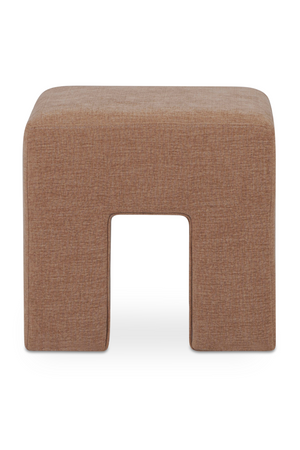  Modern European furniture - Linen Blend Square Stool - www.oroa.com | Oroa.com