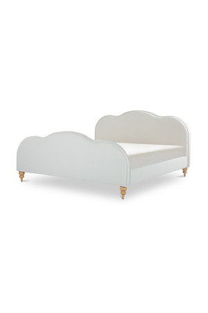   Modern European furniture - Wavy Design Cream Bed - www.oroa.com | Oroa.com