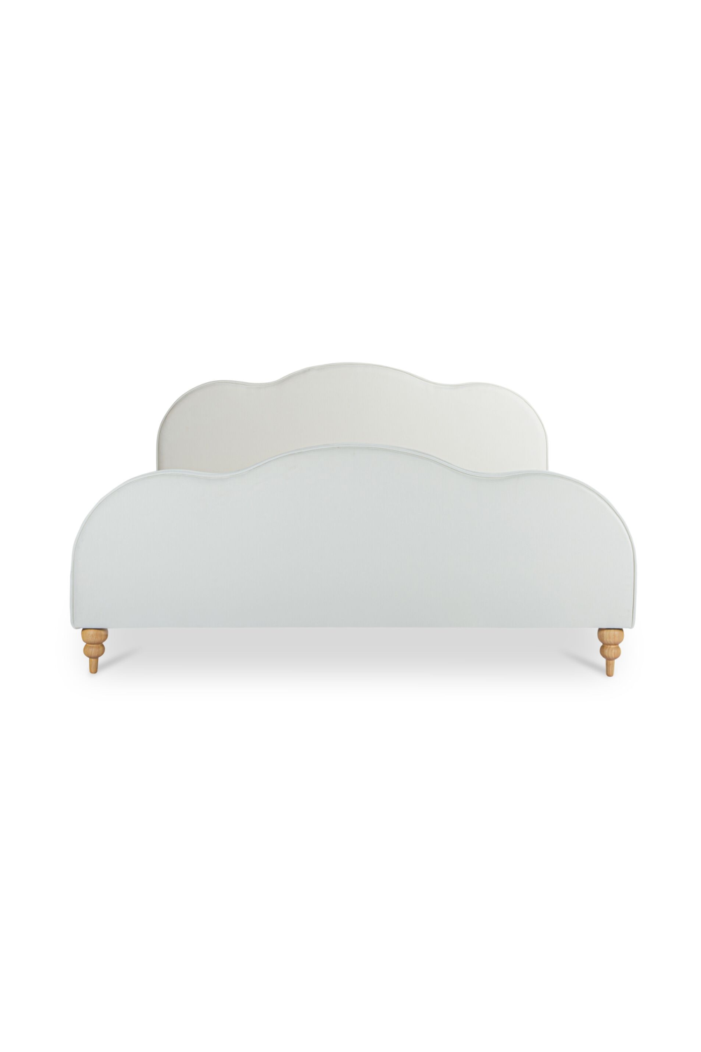   Modern European furniture - Wavy Design Cream Bed - www.oroa.com | Oroa.com