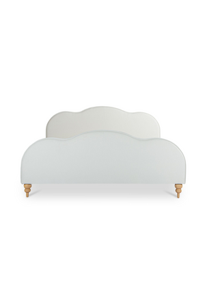   Modern European furniture - Wavy Design Cream Bed - www.oroa.com | Oroa.com