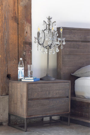   Modern European furniture - Rustic Modern Nightstand - www.oroa.com | Oroa.com