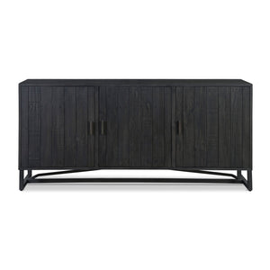   Modern European furniture - Slatted Pine 3-Door Sideboard - www.oroa.com | Oroa.com