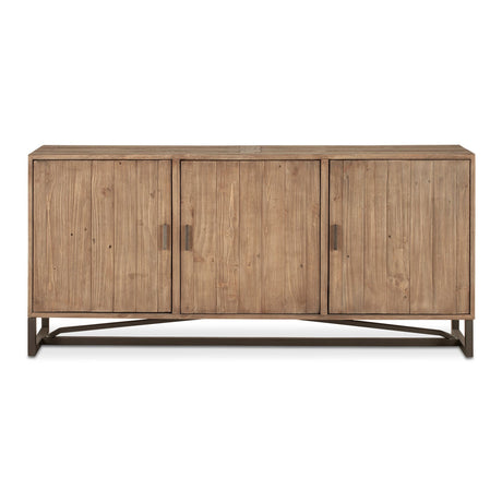   Modern European furniture - Slatted Pine 3-Door Sideboard - www.oroa.com | Oroa.com