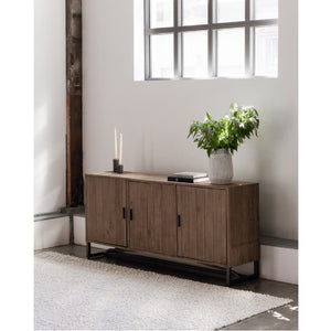   Modern European furniture - Slatted Pine 3-Door Sideboard - www.oroa.com | Oroa.com