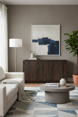   Modern European furniture - Matte Pine 3-Door Sideboard - www.oroa.com | Oroa.com