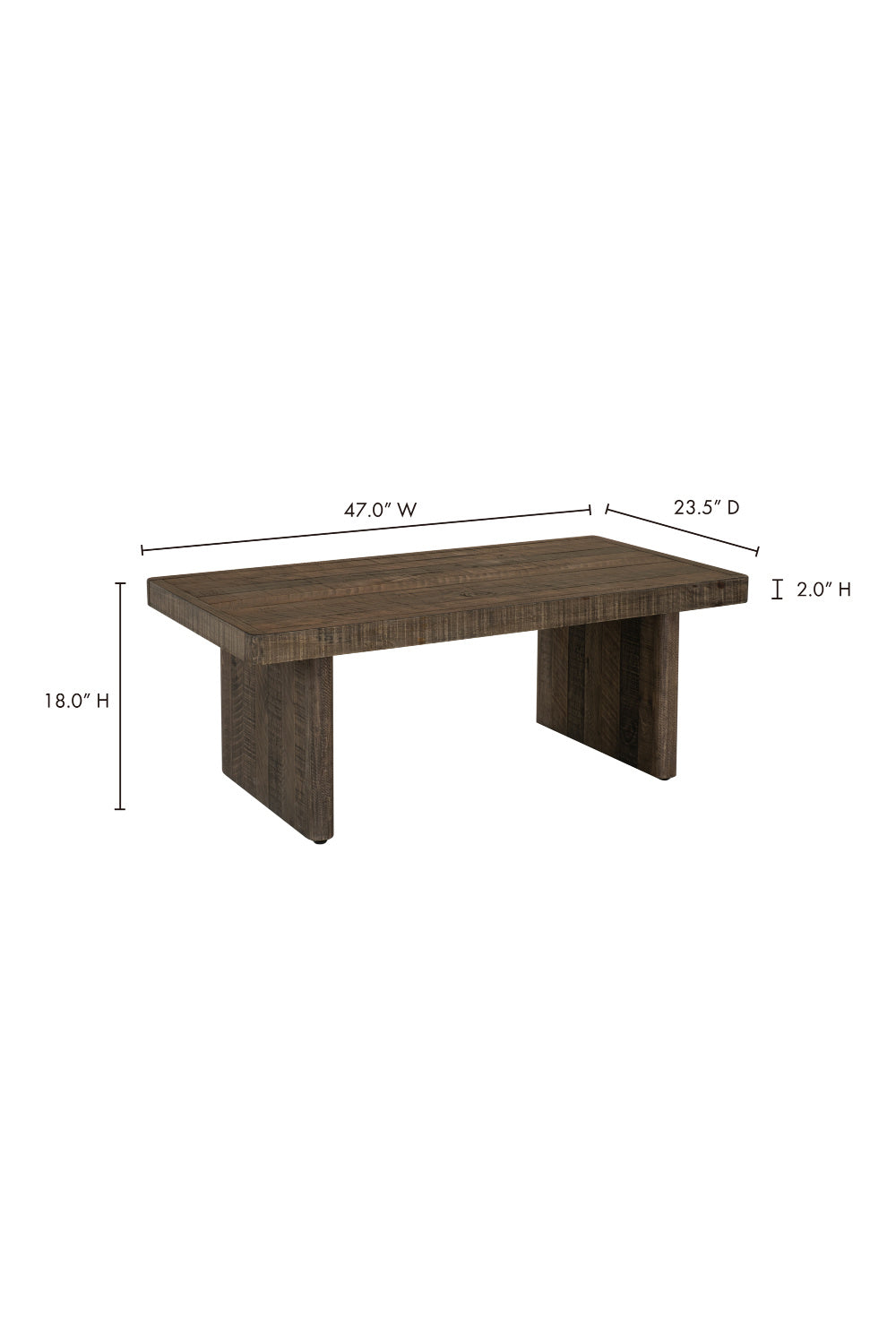   Modern European furniture - Matte Pine Coffee Table - www.oroa.com | Oroa.com