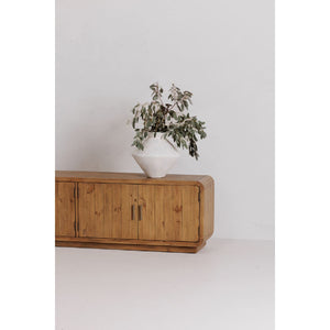   Modern European furniture - Rustic Pine 4-Door Media Cabinet - www.oroa.com | Oroa.com