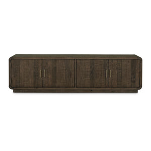   Modern European furniture - Rustic Pine 4-Door Media Cabinet - www.oroa.com | Oroa.com