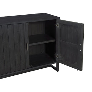   Modern European furniture - Slatted Pine 2-Door Cabinet - www.oroa.com | Oroa.com