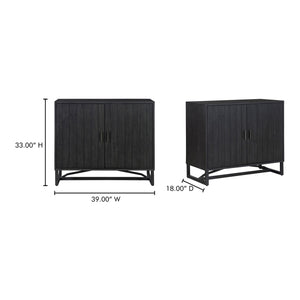   Modern European furniture - Slatted Pine 2-Door Cabinet - www.oroa.com | Oroa.com