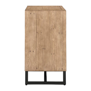   Modern European furniture - Slatted Pine 2-Door Cabinet - www.oroa.com | Oroa.com
