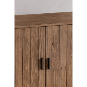   Modern European furniture - Slatted Pine 2-Door Cabinet - www.oroa.com | Oroa.com