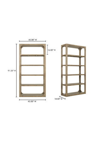   Modern European furniture - Pine Wood Bookshelf - www.oroa.com | Oroa.com