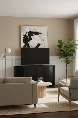   Modern European furniture - Pine Wood 4-Door Sideboard - www.oroa.com | Oroa.com