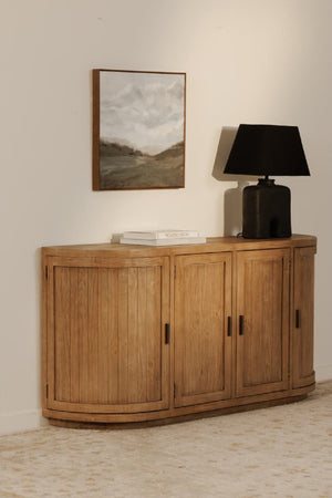   Modern European furniture - Pine Wood 4-Door Sideboard - www.oroa.com | Oroa.com