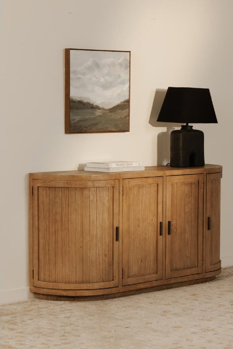  Modern European furniture - Pine Wood 4-Door Sideboard - www.oroa.com | Oroa.com