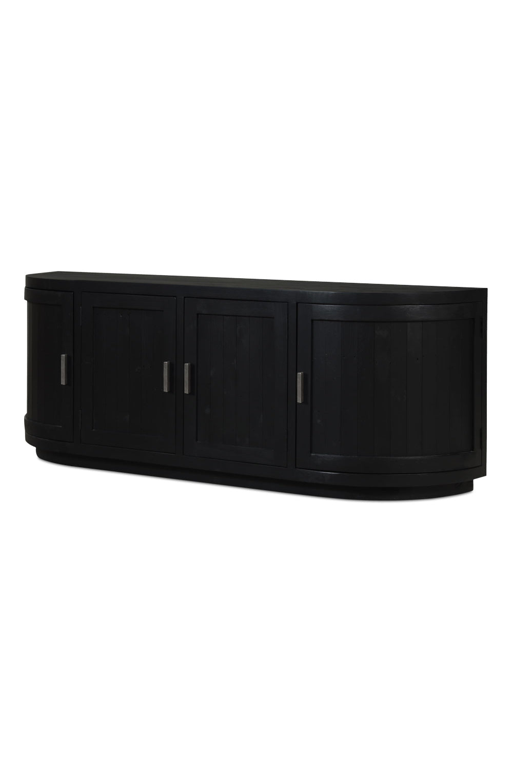  Modern European furniture - Pine Wood 4-Door Media Cabinet - www.oroa.com | Oroa.com
