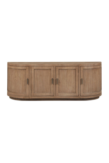   Modern European furniture - Pine Wood 4-Door Media Cabinet - www.oroa.com | Oroa.com