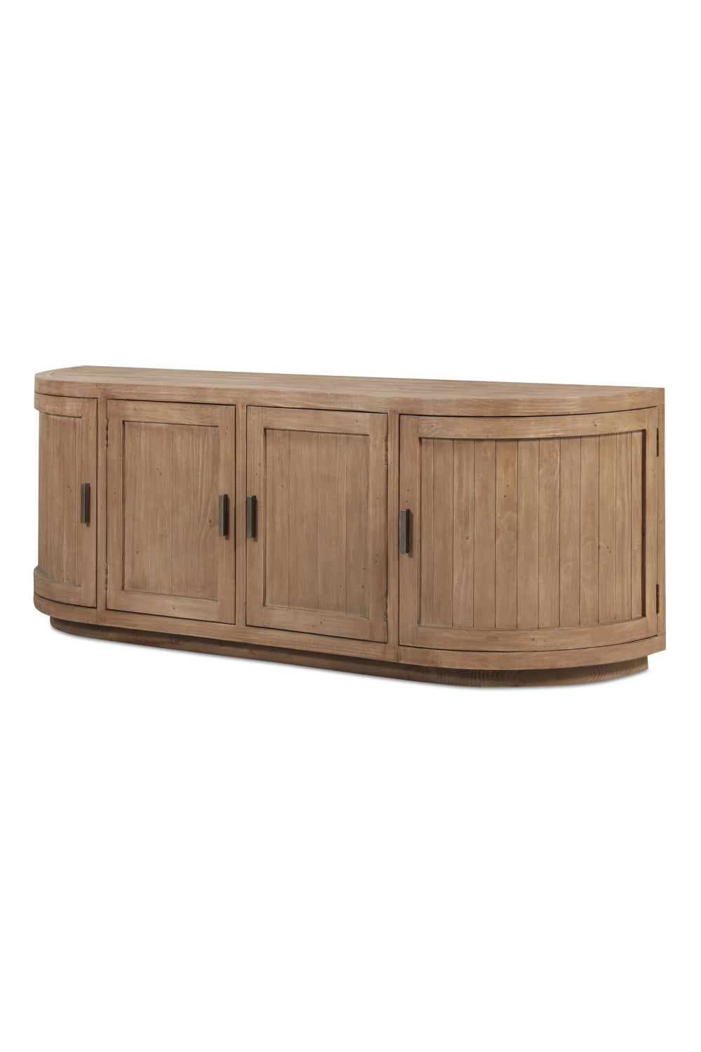   Modern European furniture - Pine Wood 4-Door Media Cabinet - www.oroa.com | Oroa.com