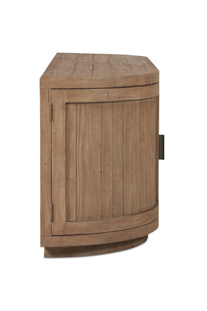   Modern European furniture - Pine Wood 4-Door Media Cabinet - www.oroa.com | Oroa.com
