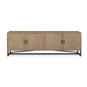  Modern European furniture - Pine Wood 4-Door Media Unit - www.oroa.com | Oroa.com